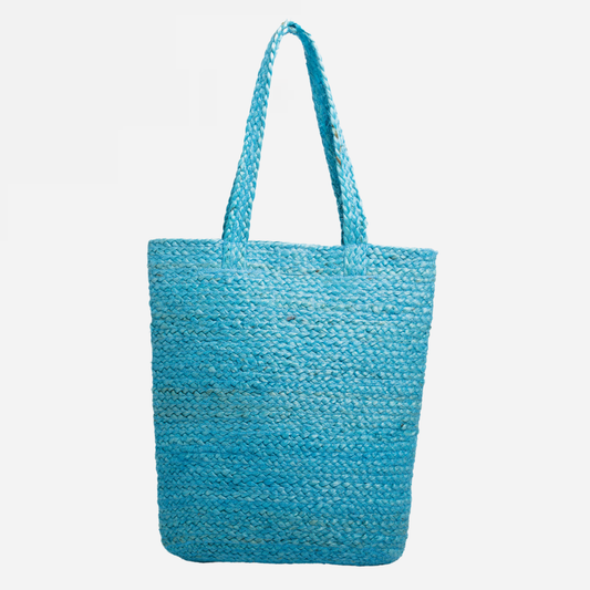 Shyla Soft Jute Bag - Blue