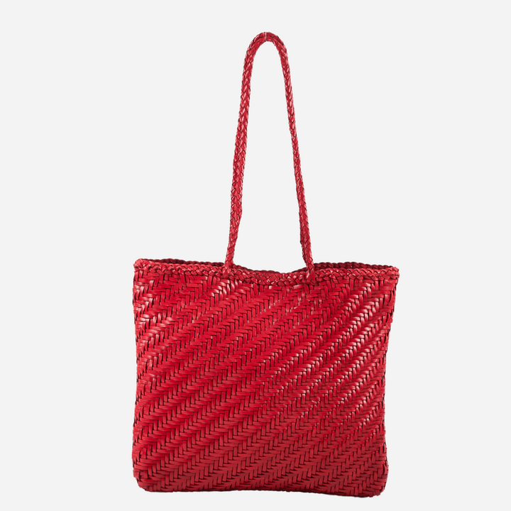 Rhia Woven Leather Tote