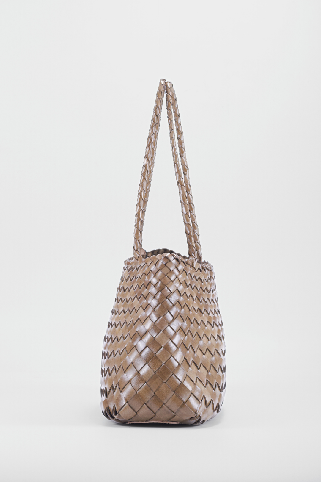 Selina Long Handle Shoulder Bag -Khaki