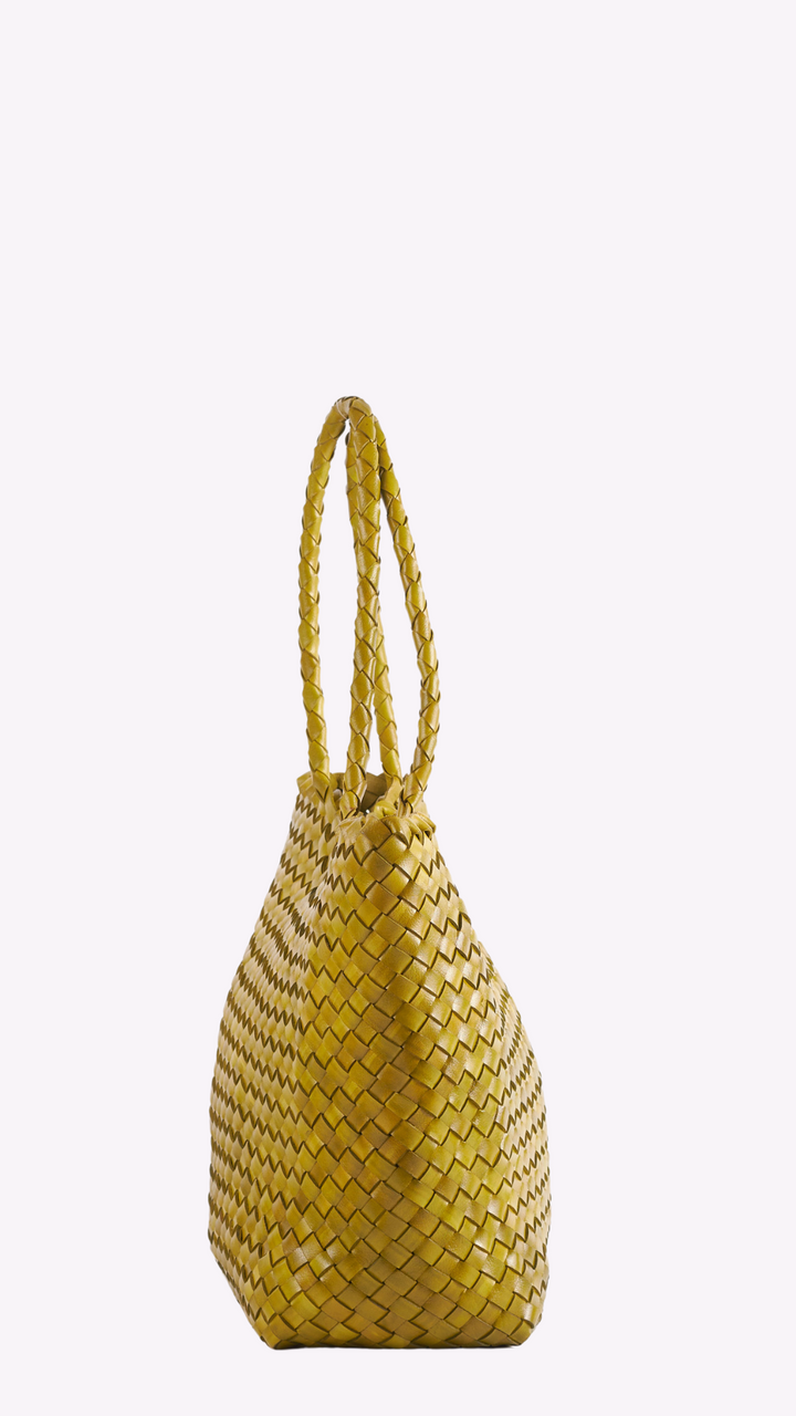 Leia Woven Leather Box Bag- PRE ORDER