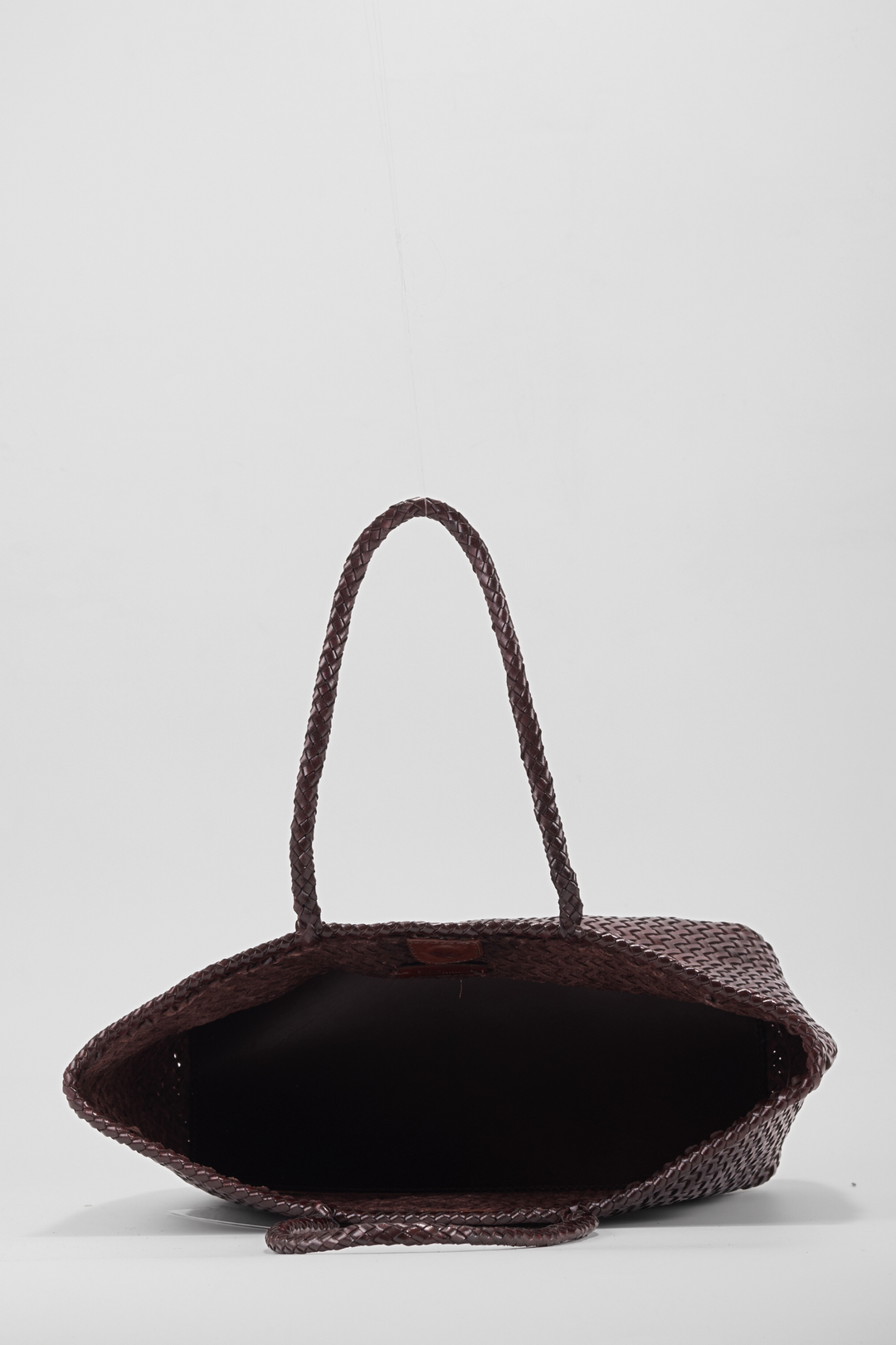 Amora Woven Shoulder Bag- Espresso