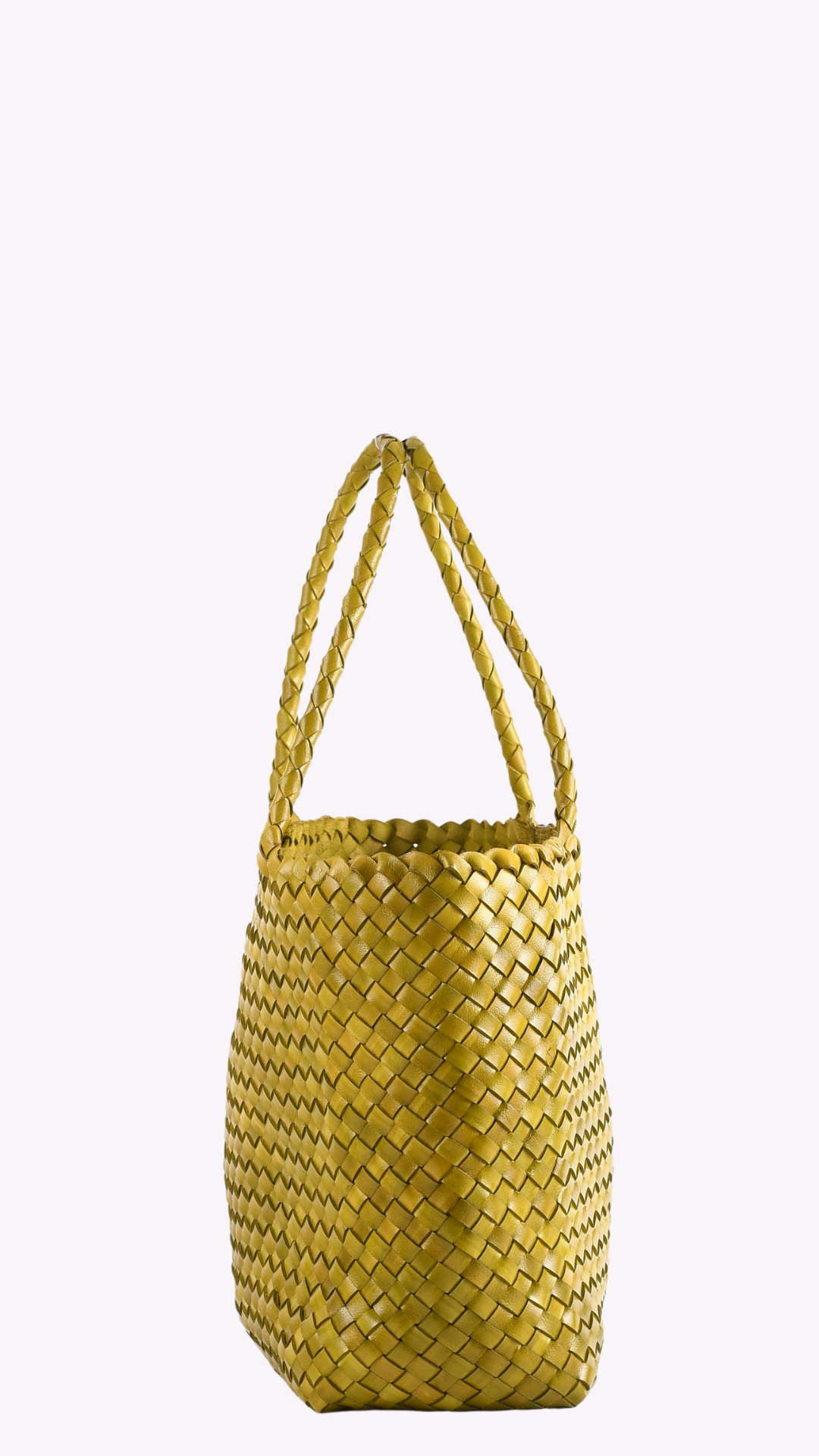 Leia Woven Leather Box Bag- PRE ORDER