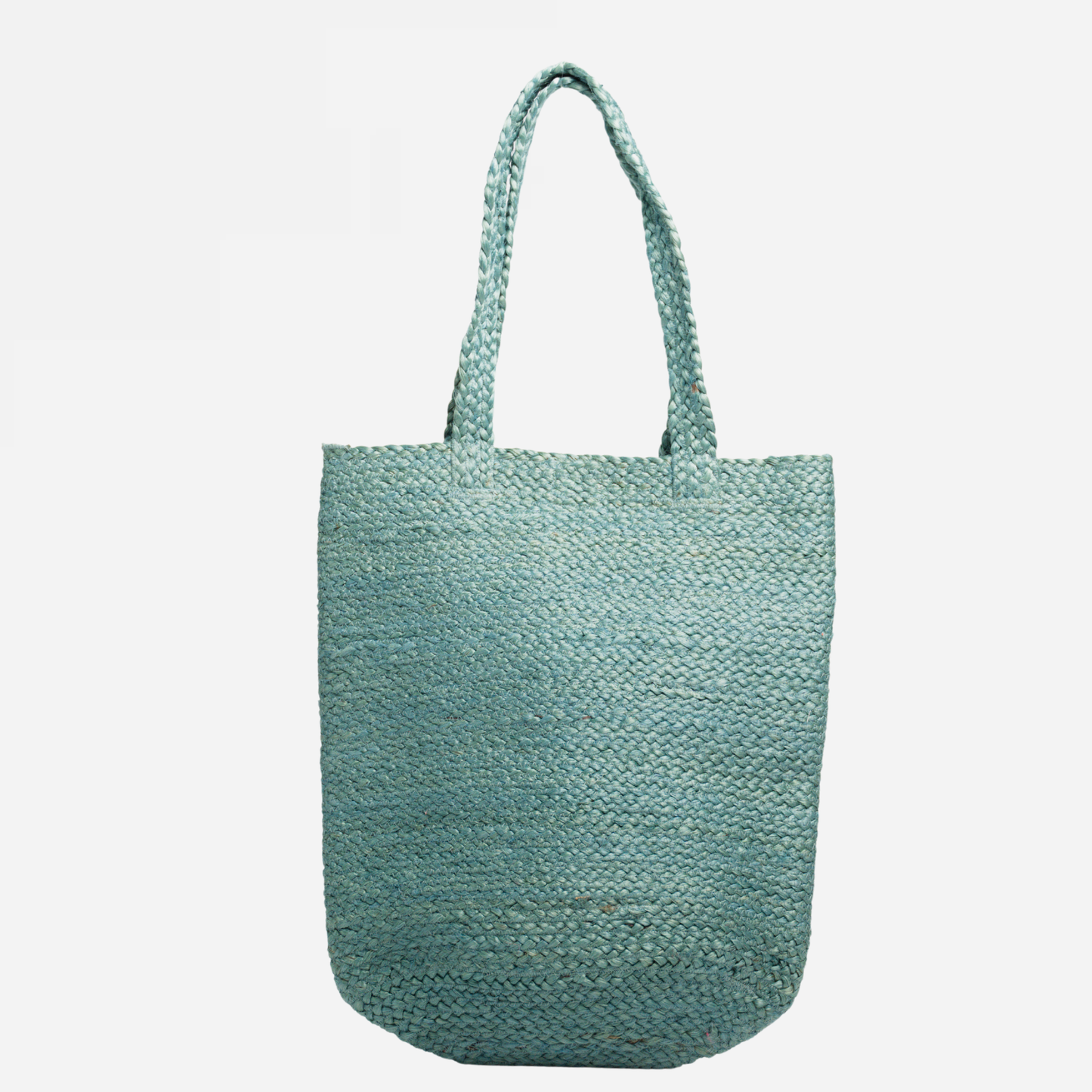 Shyla Soft Jute Tote Bag - Teal