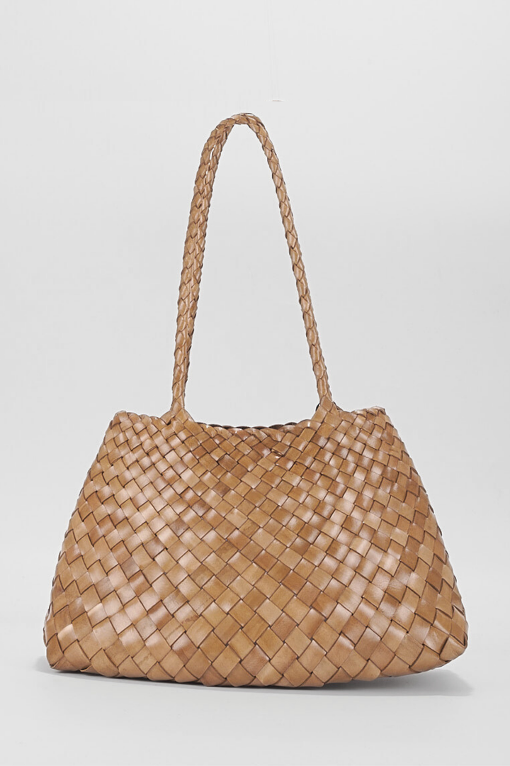 Selina Long Handle Shoulder Bag -Khaki