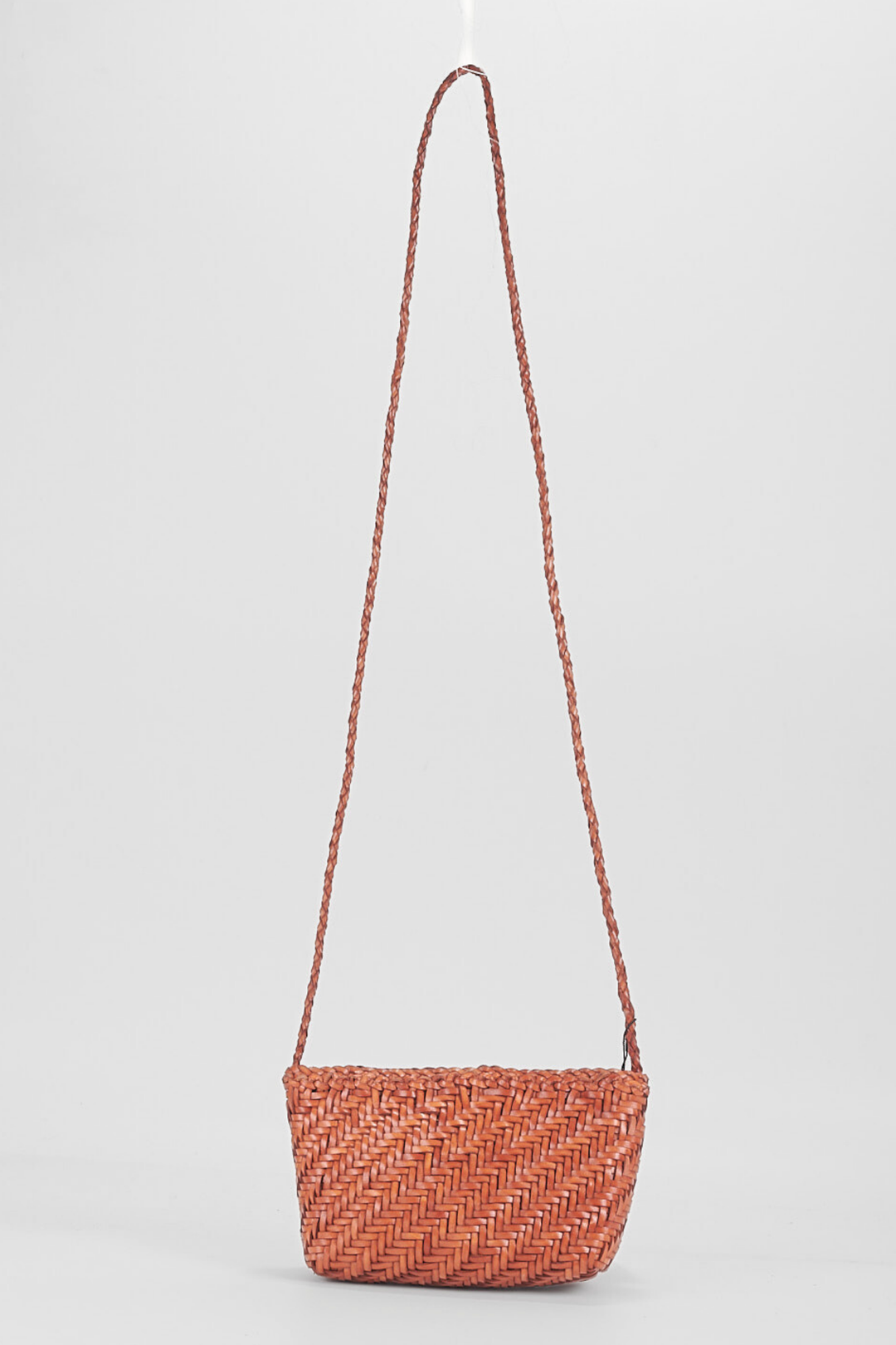 Sia Leather Crossbody- Tan