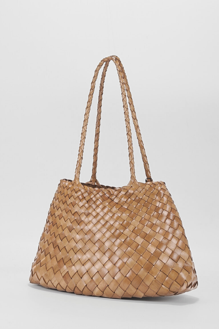 Selina Long Handle Shoulder Bag -Khaki