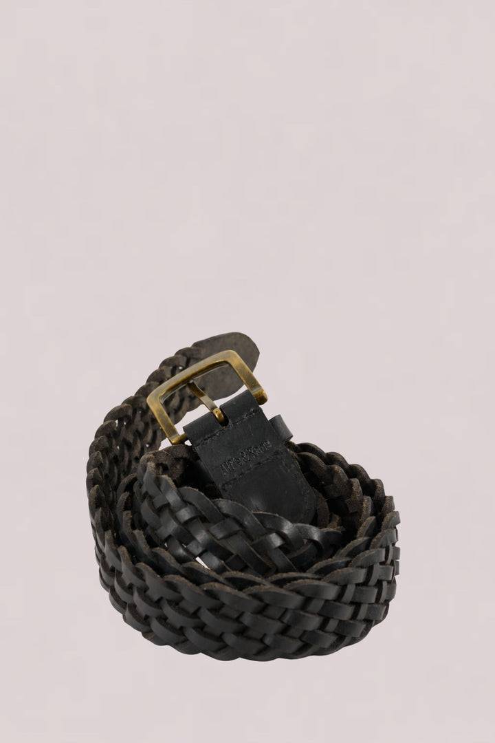 Teo Woven Leather Belt
