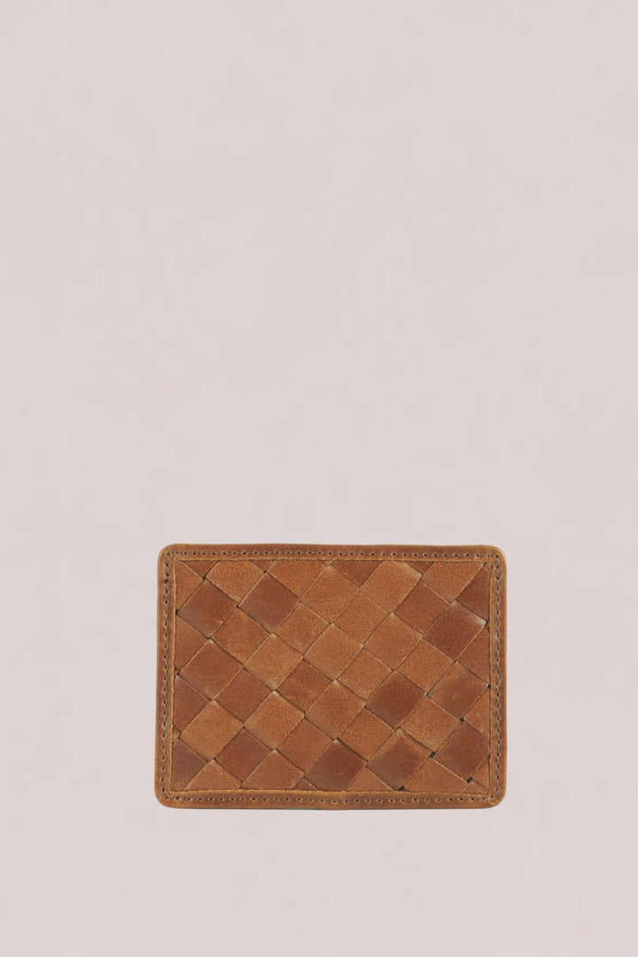 Luca Card Holder Tan
