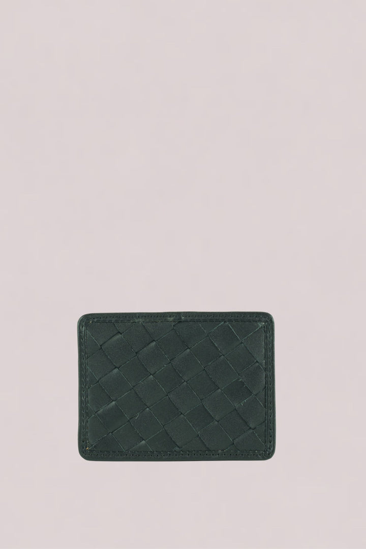 Luca Card Holder Tan Black