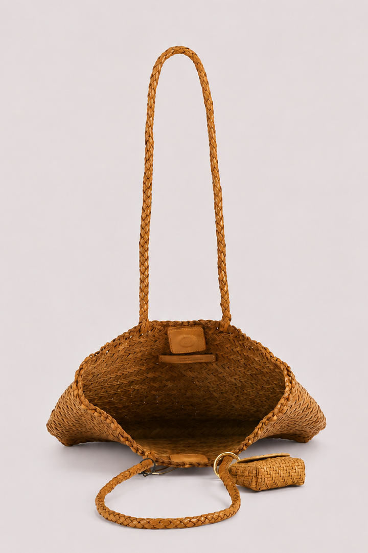 Geflochtene Ledertasche