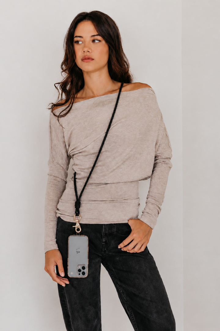 Woven Leather Phone Strap