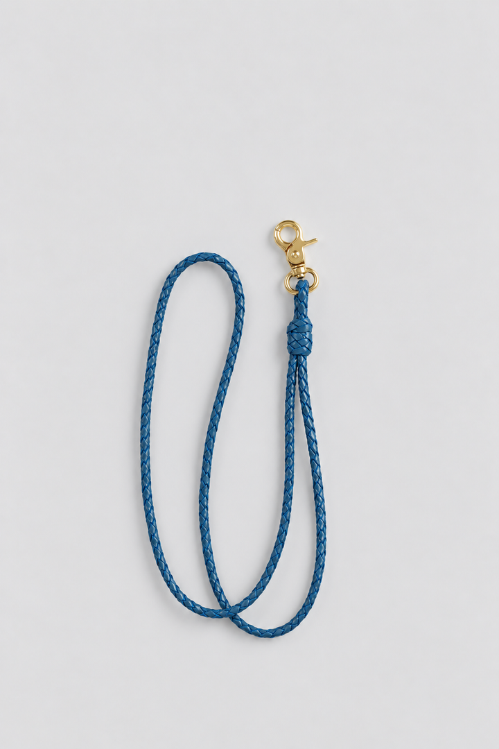 Woven Leather Phone Strap