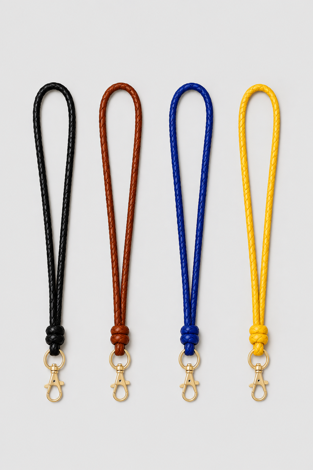 Woven Leather Phone Strap