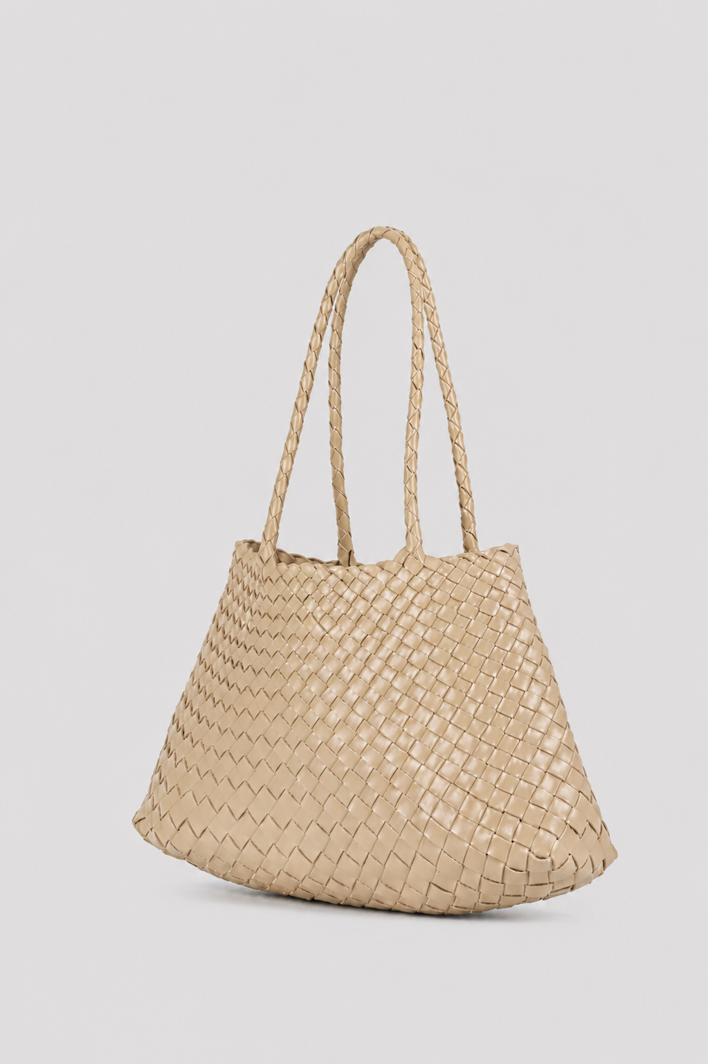 Selina with a woven base - Butter Yellow