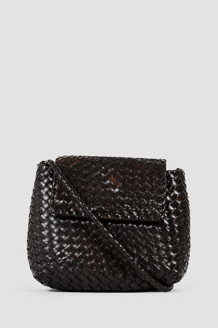 Box Weave Crossbody Bag