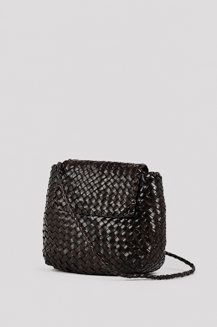 Box Weave Crossbody Bag