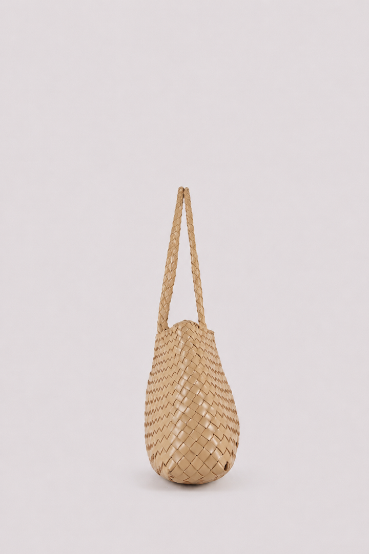 Selina with a woven base - Butter Yellow