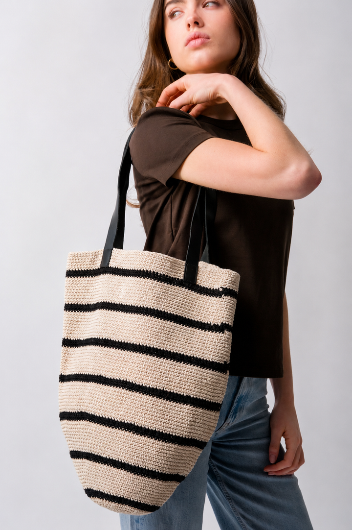 Lori Woven Shopper Bag