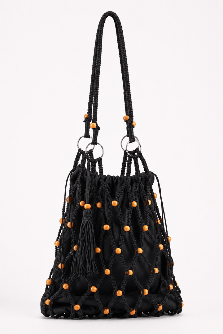 Nia Crochet Shoulder Bag