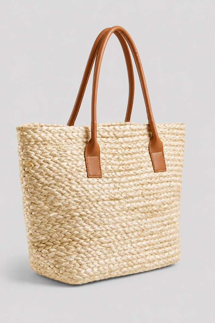 Tamara Jute Handtasche Creme