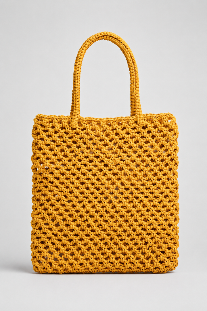 Nadia Crochet Cotton Tote