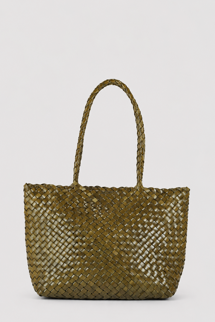 Leia Box Weave- Bamboo Green