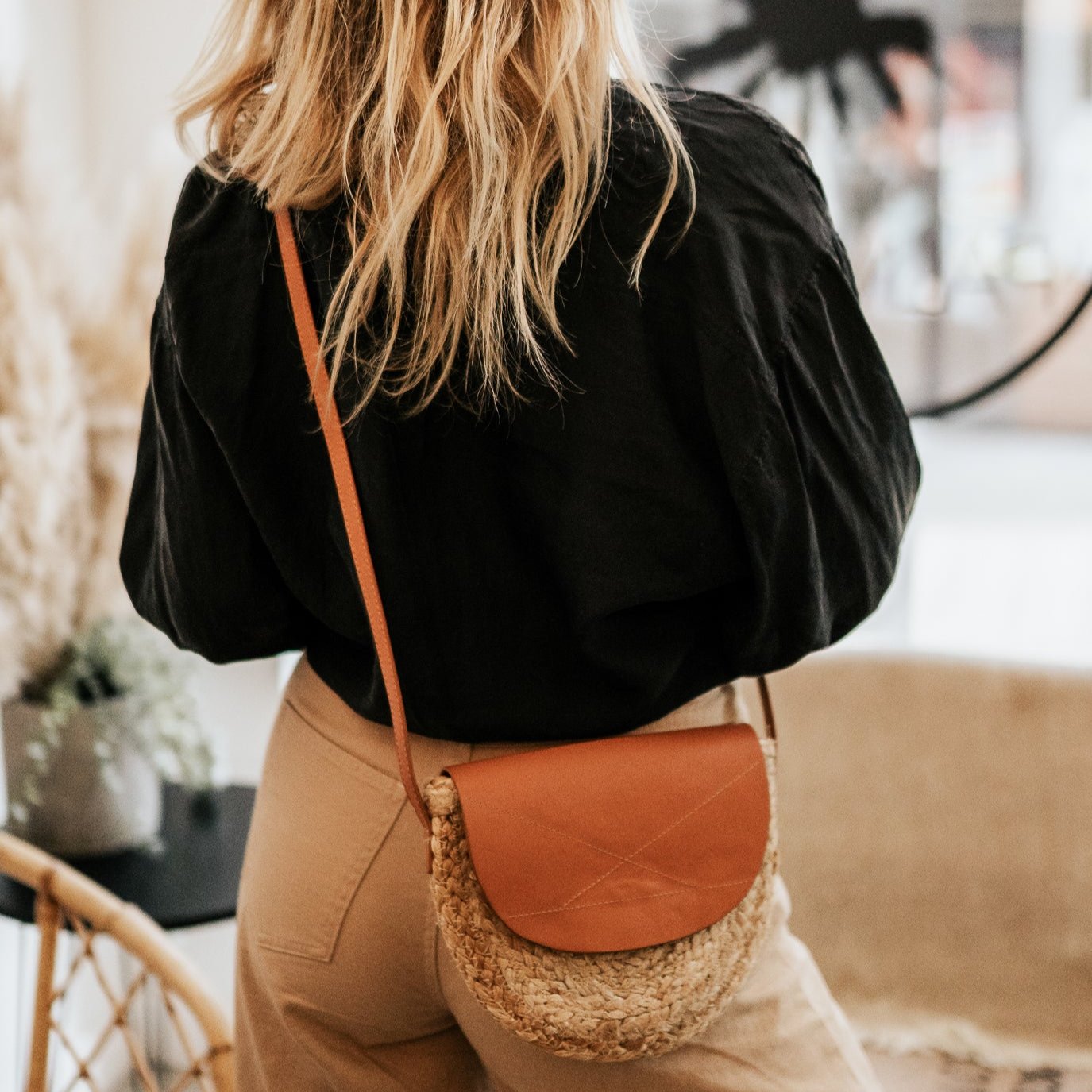 Amoli Jute Crossbody Bag