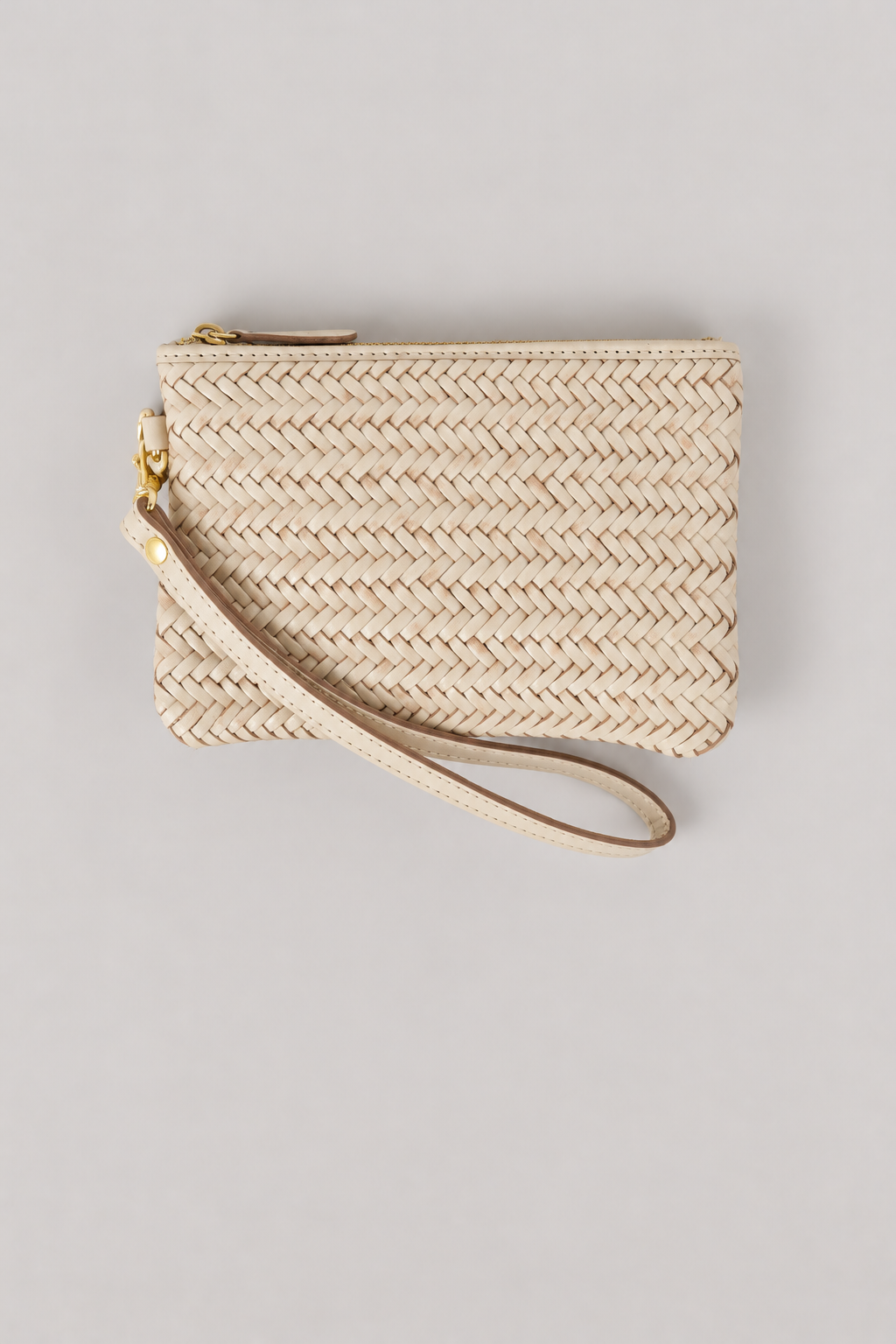 Hair-On Leather Wristlet Pouch