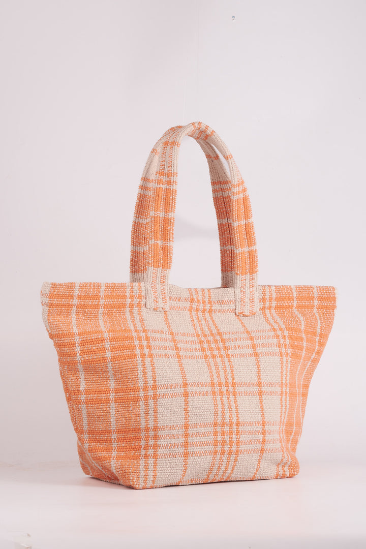 Sahara Organic Cotton Tote Bag- Orange