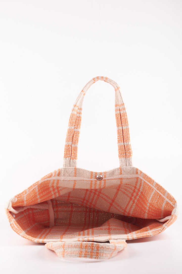 Sahara Organic Cotton Tote Bag- Orange