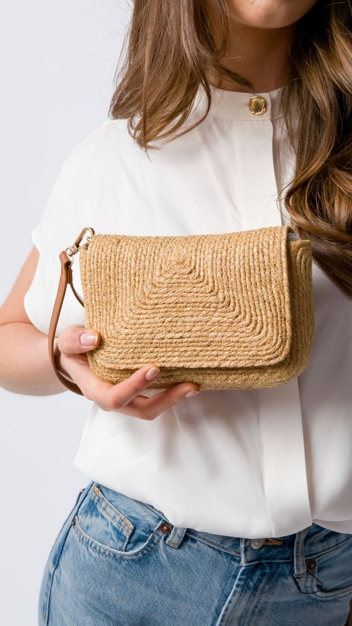 Seagrass Crossbody & Clutch Bag