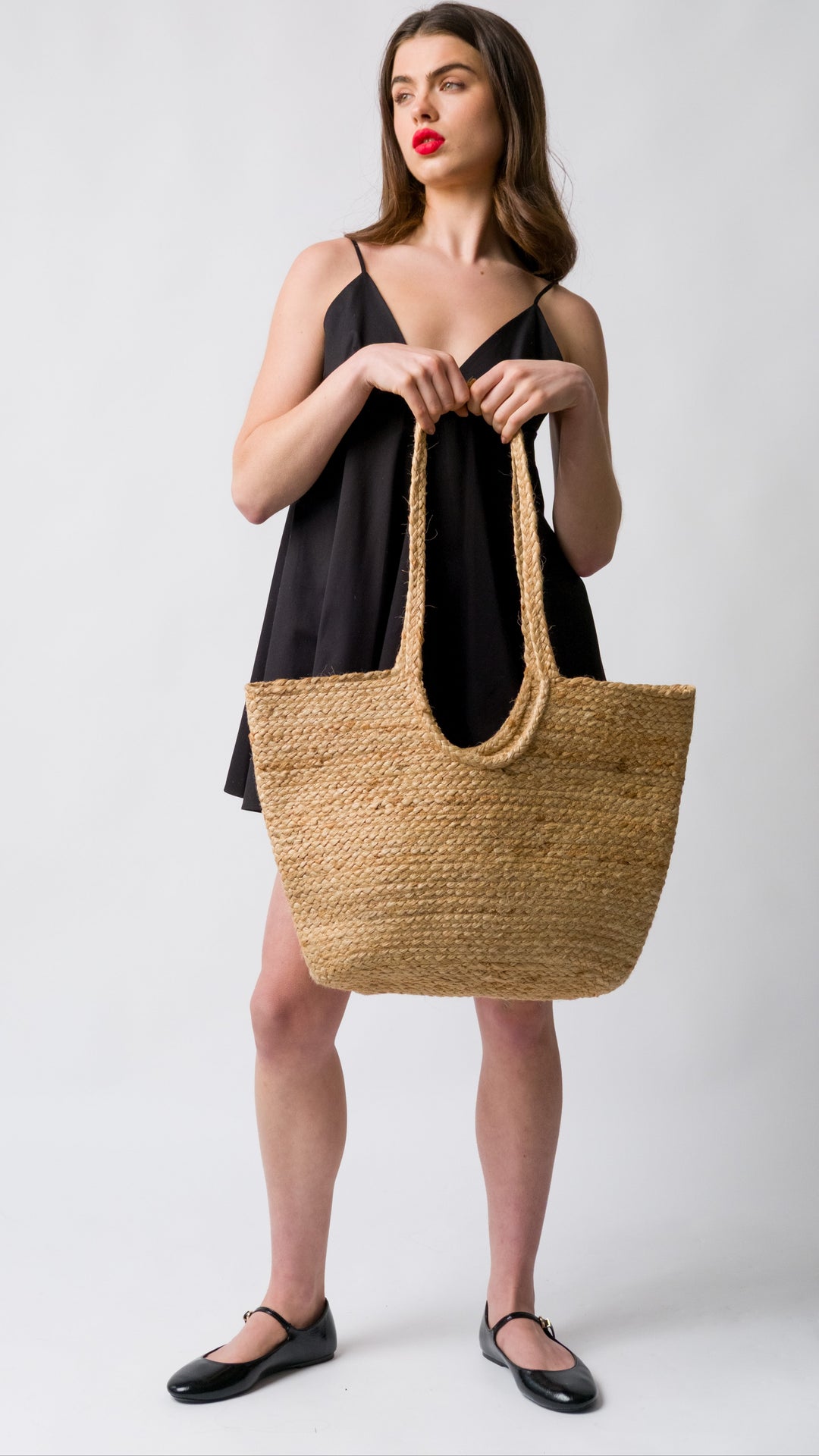 Ariya Large Jute Basket Bag