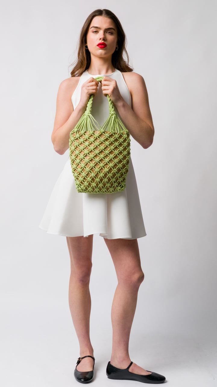 Jasmine Shoulder Bag- Macha