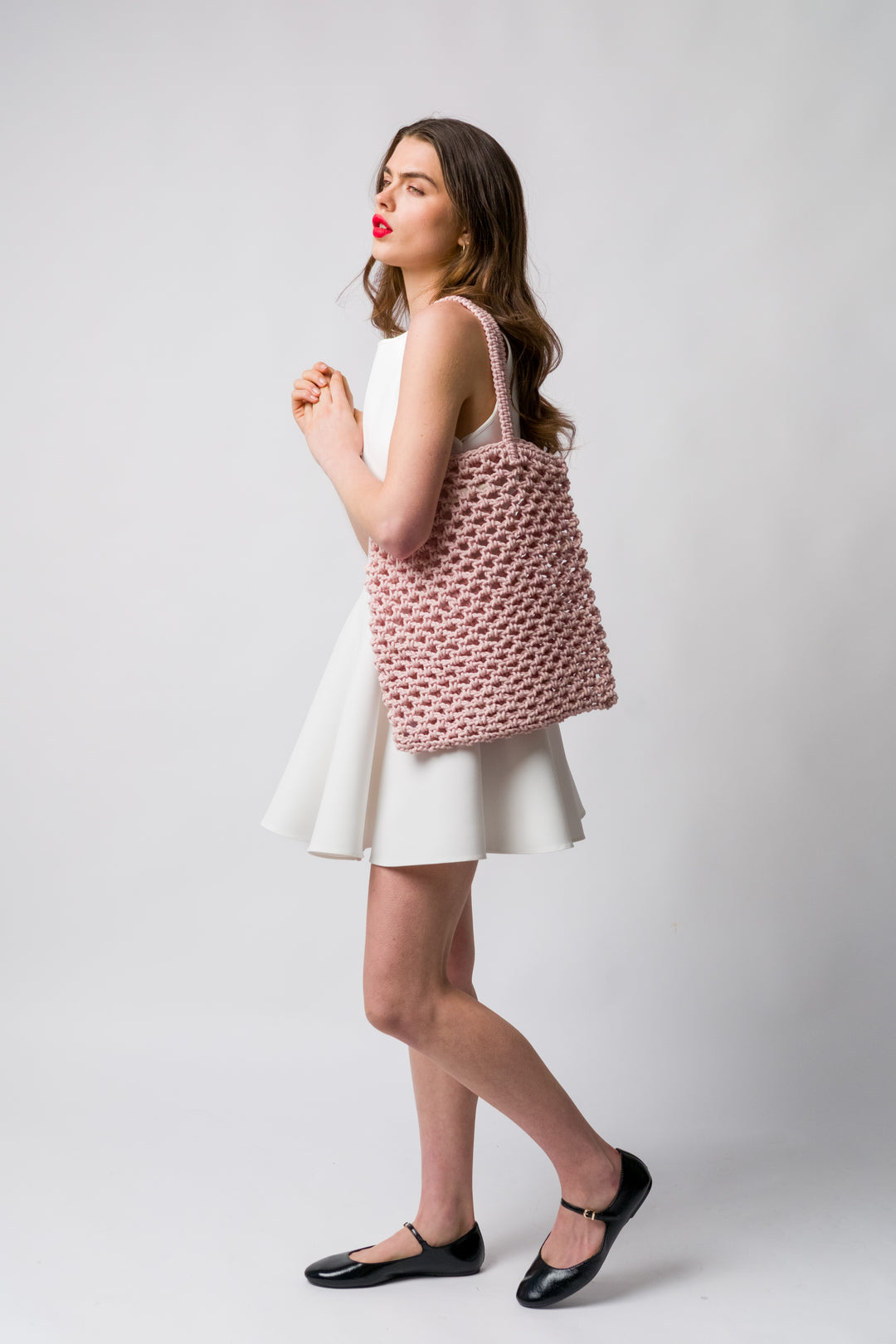 Nadia Crochet Cotton Tote