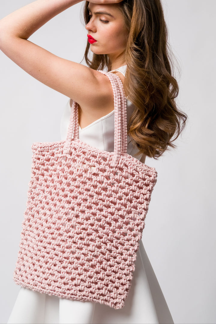 Nadia Crochet Cotton Tote