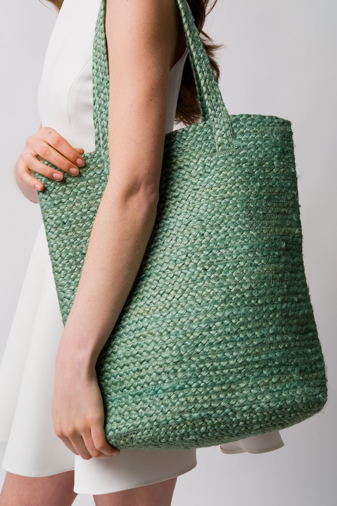 Shyla Soft Jute Bag - Green