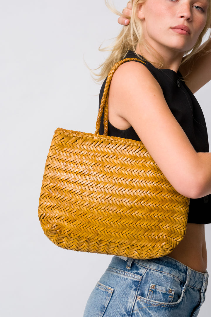 Ari Woven Leather Bag