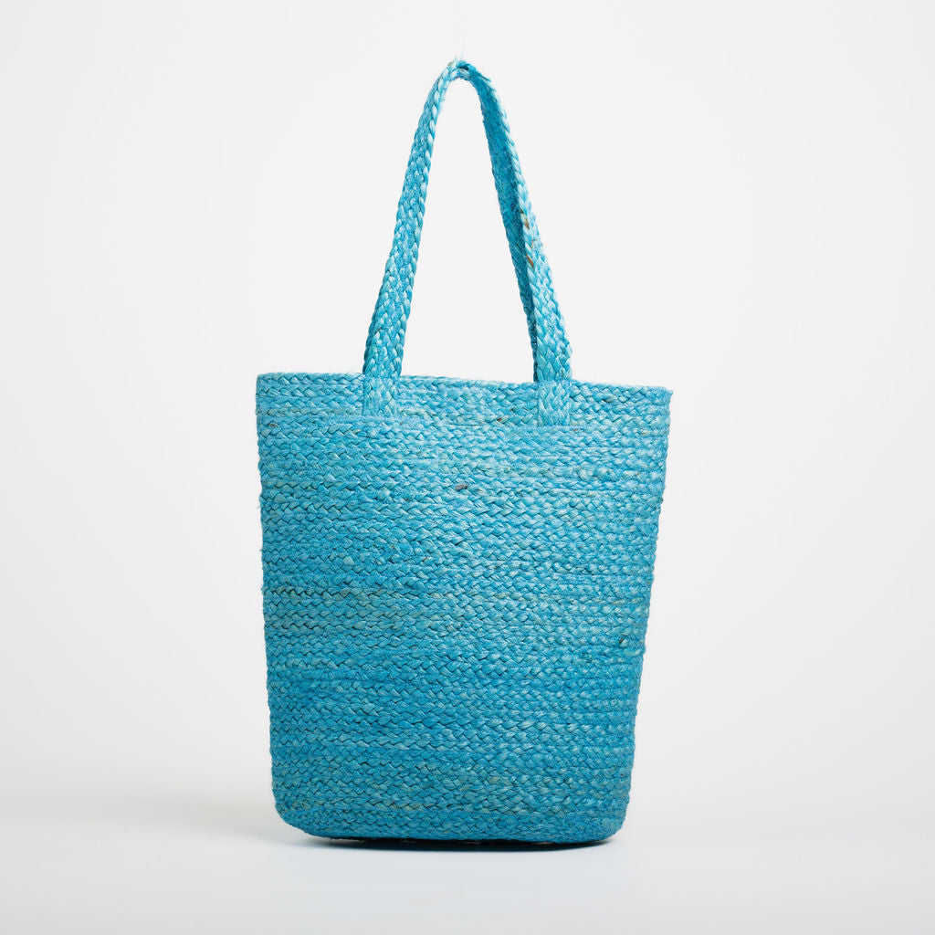 Shyla Soft Jute Bag Blue – ellyla