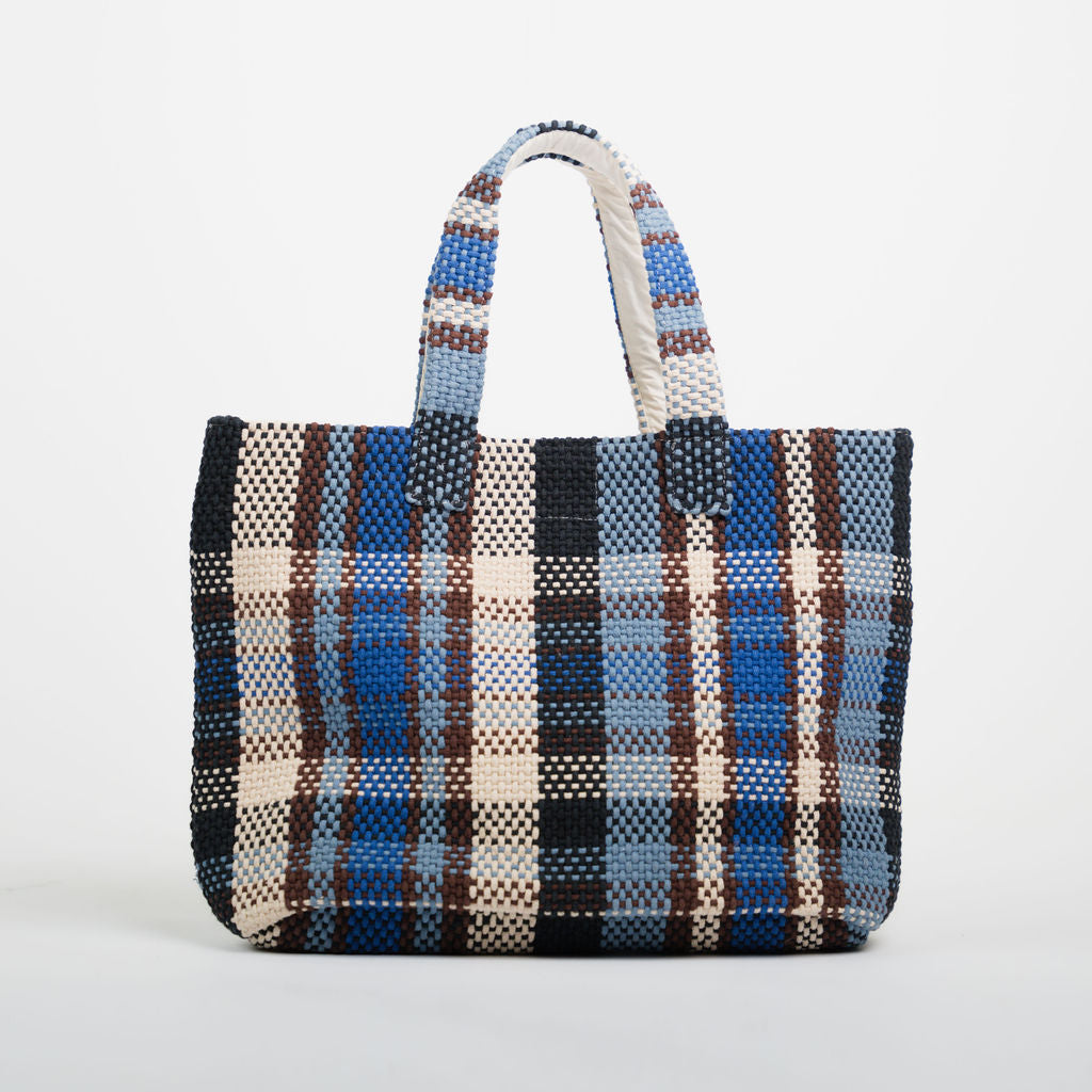 Navi Cotton Handloom Tote Bag- Navy