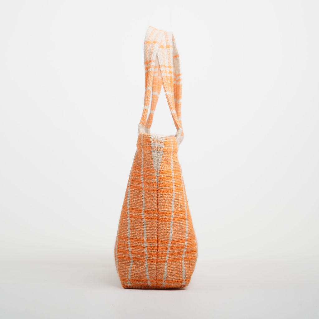 Sahara Organic Cotton Tote Bag- Orange