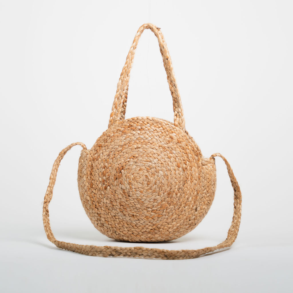 Darika Jute Crossbody Bag