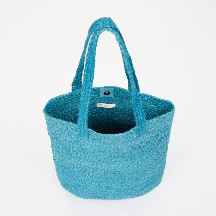 Shyla Soft Jute Bag - Blue