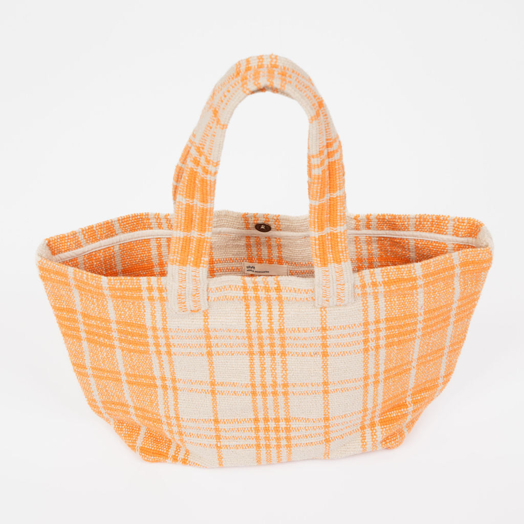 Sahara Organic Cotton Tote Bag- Orange