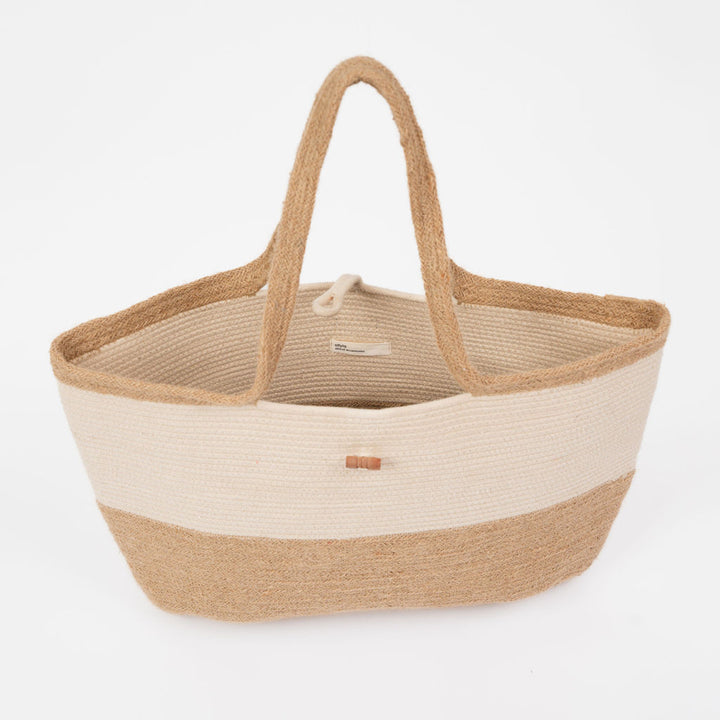 Noori Jute & Cotton Rope Bag