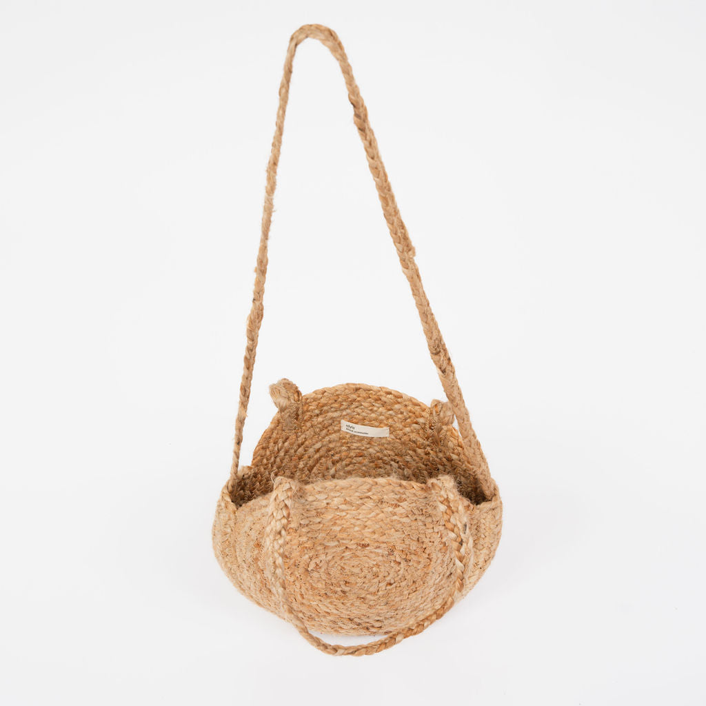 Darika Jute Crossbody Bag