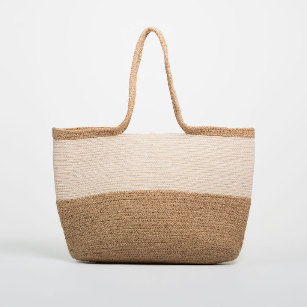 Noori Jute & Cotton Rope Bag