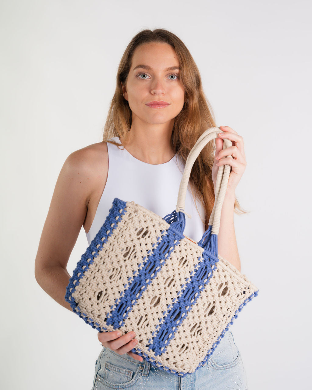 Liya Cotton Crochet Bag