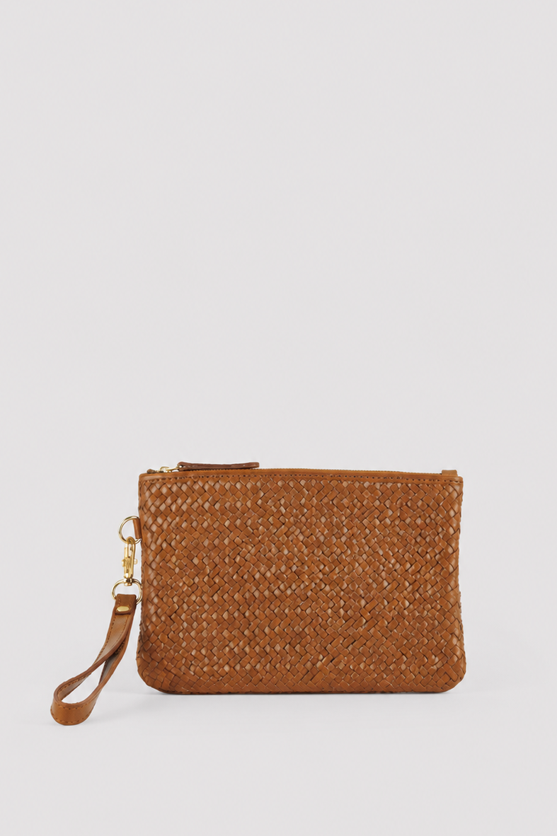 Hair-On Leather Wristlet Pouch-PRE ORDER