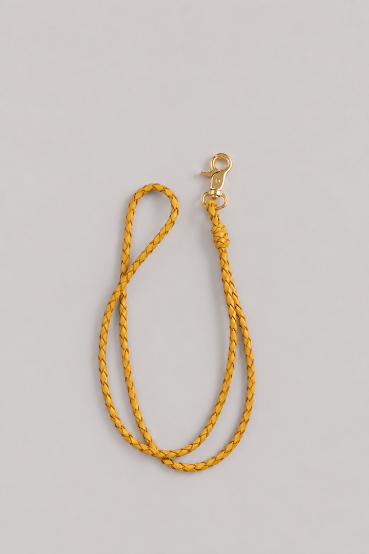Woven Leather Phone Strap