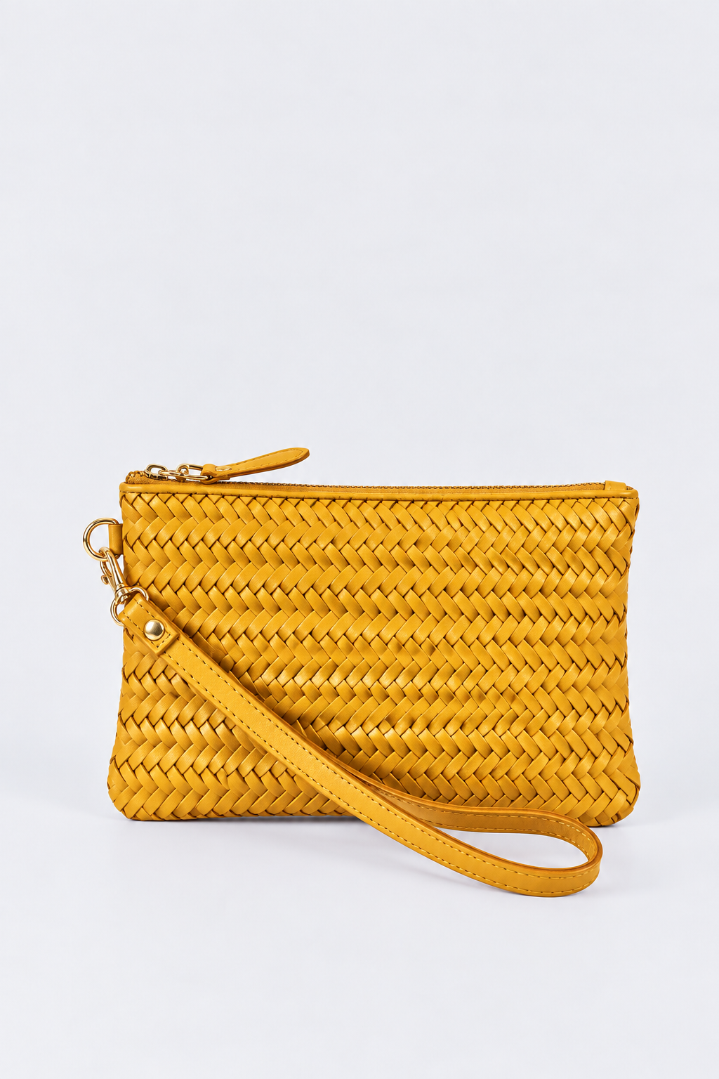 Hair-On Leather Wristlet Pouch